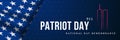 Patriot Day banner.