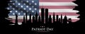 Patriot Day 911 horizontal banner.