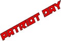 Patriot day text sign illustration