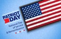 Patriot Day banner Royalty Free Stock Photo