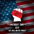 Patriot Day USA background