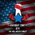 Patriot Day USA background