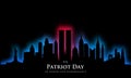 9/11 Patriot Day USA. Royalty Free Stock Photo