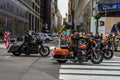 Patriot Guard Riders lead off the 102nd Annual Veteran`s Day Parade along Fifth Avenue in Manhattan