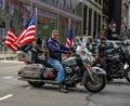 Patriot Guard Riders lead off the 102nd Annual Veteran`s Day Parade along Fifth Avenue in Manhattan