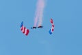 Patriot Parachute Team on display Royalty Free Stock Photo