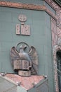Patriot Park. Russia. The Zoomorphic sculpture of the Apostle John in the form of an eagle