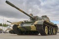 Patriot Park, Russia - September 26, 2017: T-64 tank at an open-air exhibition.