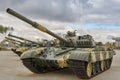 Patriot Park, Russia - September 26, 2017: T-72 tank at an open-air exhibition.