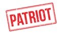 Patriot rubber stamp Royalty Free Stock Photo