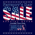 Patriot`s Day Sale, special offer, limited time only