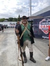 Patriot at Patriots training camp for New England football team, Foxborough, Ma Royalty Free Stock Photo