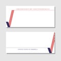 Patriotic background check mark card with American flag Design element for templates layouts cards banners brochures Patriotic Royalty Free Stock Photo