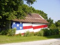 Patriotic Barn Royalty Free Stock Photo