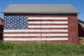 Patriotic Barn Royalty Free Stock Photo