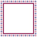 Patriotic border divider american usa flag