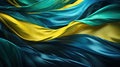 Blue yellow and green brazil patriotic abstract background