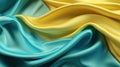 Blue yellow and green brazil patriotic abstract background