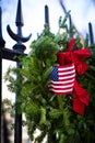 Patriotic Christmas Wreath