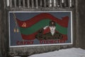 Patriotic Communist Army Mural in Bender, Transnistria