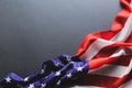 Federal holidays background with the USA national flag Royalty Free Stock Photo