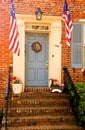 Patriotic doorway - vertical Royalty Free Stock Photo