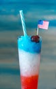 patriotic drink for your summertime party Royalty Free Stock Photo