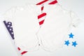 Patriotic Fourth of July, Independence Day theme craft product mockup.