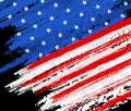 Patriotic grunge American Flag background Royalty Free Stock Photo