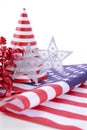 Patriotic party decorations for USA Events Royalty Free Stock Photo