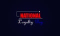 Patriotic Pride Commemorating National Loyalty Day Royalty Free Stock Photo