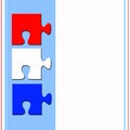 Patriotic Puzzle Pieces Royalty Free Stock Photo