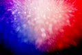 Patriotic July Firework Day Red White and Blue Fireworks Party Background Royalty Free Stock Photo