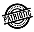 Patriotic rubber stamp