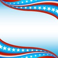 Patriotic Star Banner Background Royalty Free Stock Photo