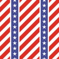 Patriotic USA seamless pattern