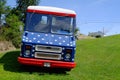 Patriotic Van Royalty Free Stock Photo