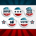 Patriotic Voting Stickers