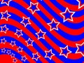 Patriotic Wave Background