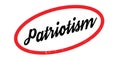 Patriotism rubber stamp