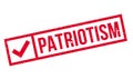 Patriotism rubber stamp