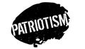 Patriotism rubber stamp