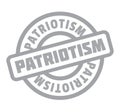 Patriotism rubber stamp