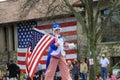 Patriots Day Parade in Lexington, MA on April 15