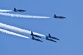 Patriots Jet Team Royalty Free Stock Photo