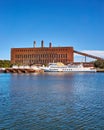 Patrol boats and large military boat in the harbor of PeenemÃÂ¼nde Royalty Free Stock Photo