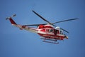 Patrol helicopter of firefighters