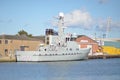 Danish military ship Royalty Free Stock Photo