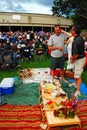 A pre-concert picnic at a Music Festival