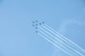 Patrouille de France at the Paris International Air Show Royalty Free Stock Photo